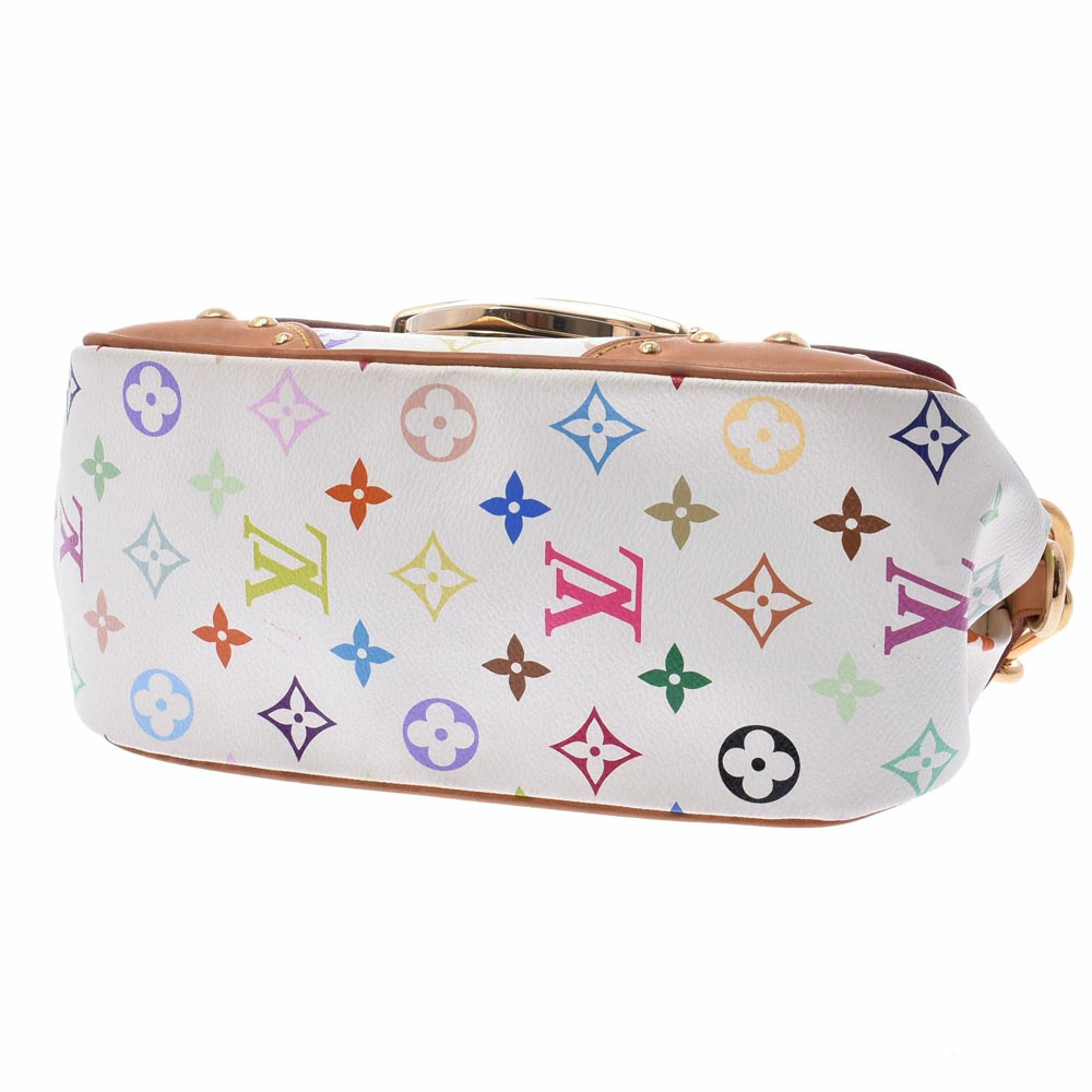 LOUIS VUITTON Multicolor Marilyn Blanc White Monogram Handbag - Picture 5 of 11